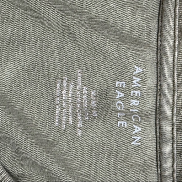 American Eagle Outfitters Olive Short Sleeve Tee - Picture 2 of 6